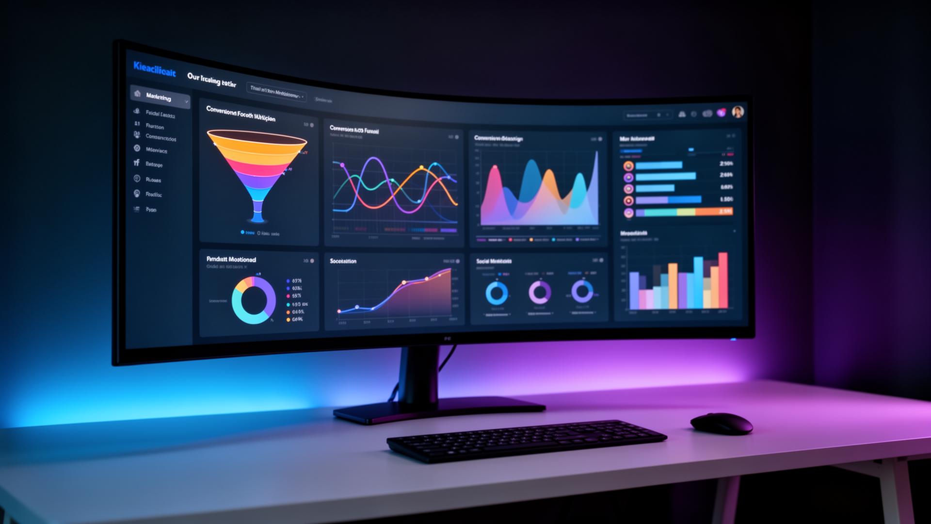 SEO optimization and analytics dashboard - VGoDigital data-driven marketing